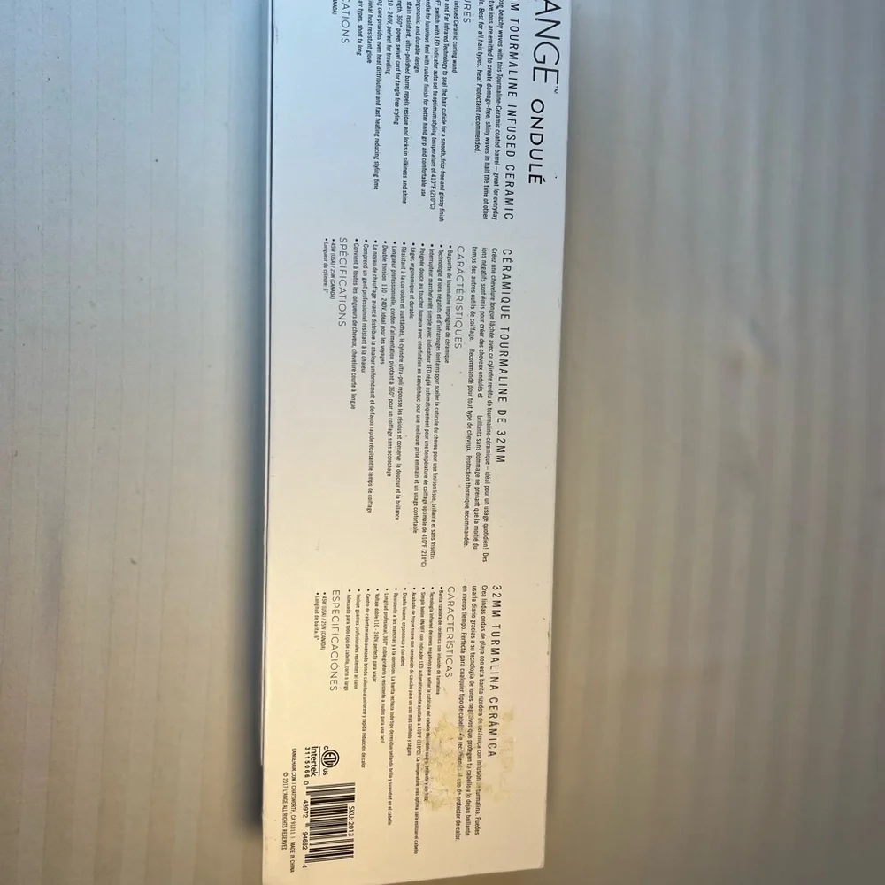 Lange ondule 32‎ mm tourmaline curling wand